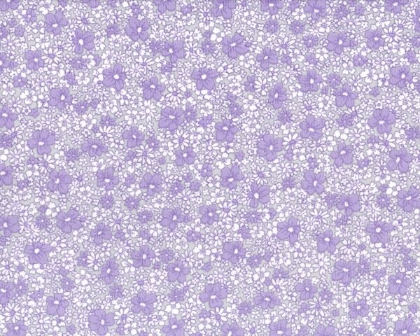 Feincord "Trixi" mit kleinen Streublüten, helles lavendel-hellgrau