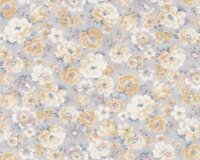 Patchworkstoff PRISTINE, Pastell-Blüten, beige