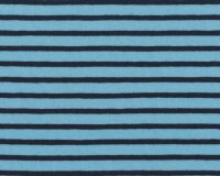 Baumwoll-Jersey CAMPAN mit Streifen, hellblau-nachtblau