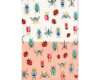 Patchworkstoff TROPICAL TYPES, Insekten, gebrochenes weiß-aprikot