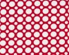 Patchworkstoff SPOT ON MIX, Punkte-Design, rot-weiß