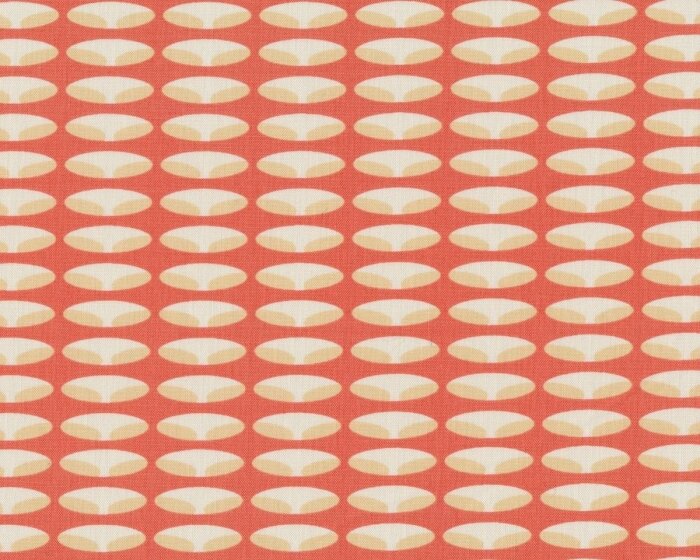 Patchworkstoff MODERN NEUTRALS, Ovale im Oval, gedecktes aprikot-sandfarben