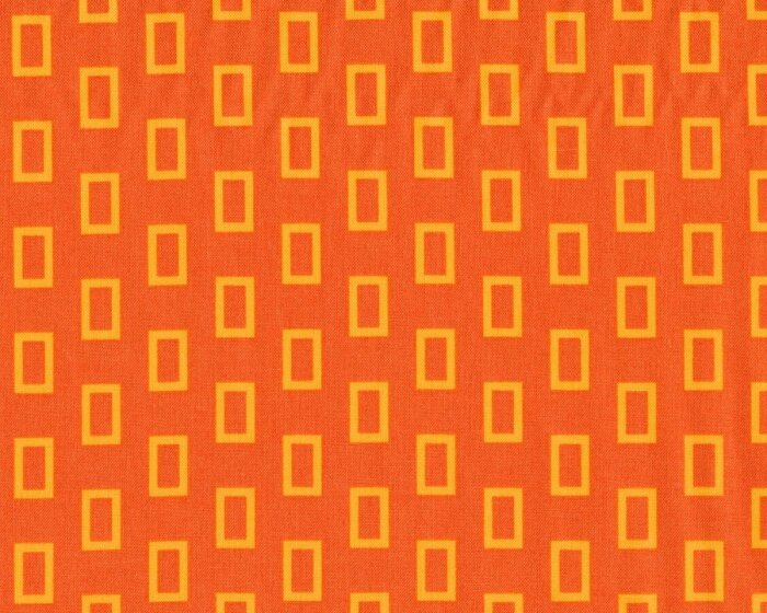 Patchworkstoff SIMPLY COLORFUL, Rechtecke, dunkles orange, Moda Fabrics