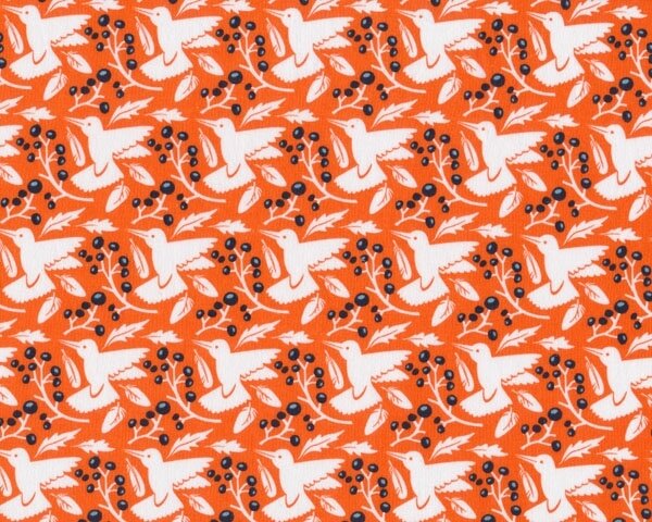 Baumwolljersey mit Elasthan FLY SHIRT BIRD, Tauben, orange