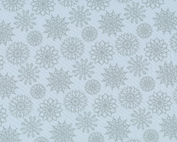 Patchworkstoff SOLSTICE, Schnee-Kristalle, hellblau, Moda Fabrics