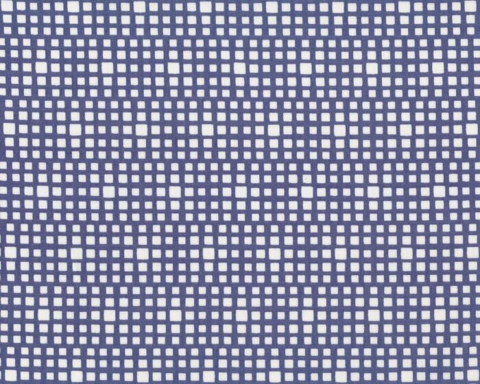Popeline-Patchworkstoff SQUARED ELEMENTS, Quadrat-Optik, taubenblau, Art Gallery