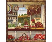 60-cm-Rapport Patchworkstoff APPLE A DAY, Obstgärten