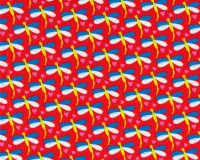 Glatter kühler Baumwolljersey FROBELLA, Libellen,...