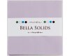 Precuts Charm Pack BELLA SOLIDS, 12,5 x 12,5 cm, 42 Quadrate, lavendel, Moda Fabrics