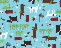 B-Ware Patchworkstoff WHISKERS & TAILS mit Hunden,...