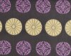 Velourstoff ALCHEMY mit Blütenkreisen, dunkelgrau, Amy Butler