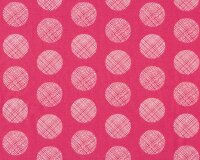 Popeline-Patchworkstoff CHROMATICS, Raster-Kreise, pink