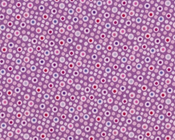 Patchworkstoff QUILTERS BASIC PERFECT, Tupfen-Punkte, lila