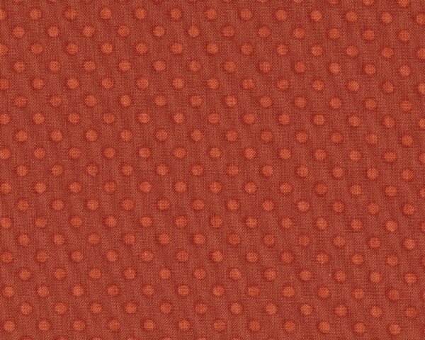 Patchworkstoff "Designer Beads", Punkte, rotbraun-terracotta