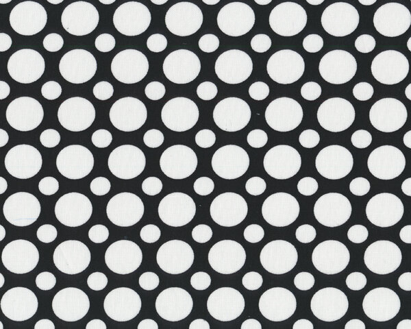 Patchworkstoff SPOT ON MIX, Punkte-Design, schwarz-weiß