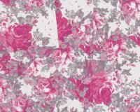 Patchworkstoff ROSE WATER, Rosen-Wirrwarr, rosa, Tina Givens