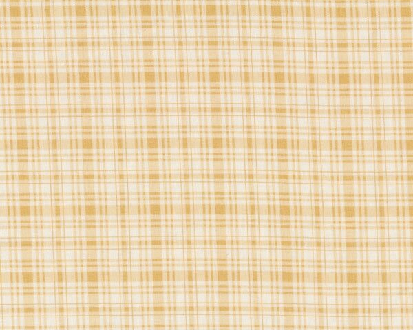 Patchworkstoff "Penelope" mit Karo-Muster, ocker
