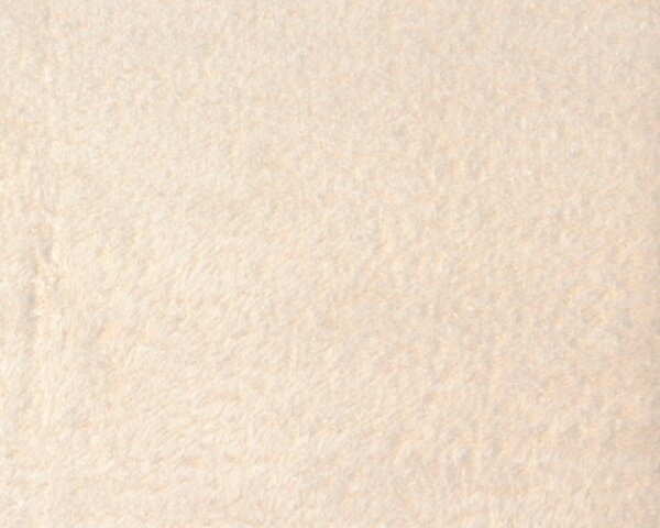 Weicher Microfaser Plüsch FLISS, wollweiß