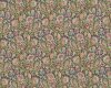 Patchworkstoff ANNA BELLA mit Fächerblüten-Ranken, dunkelgrau-rosa