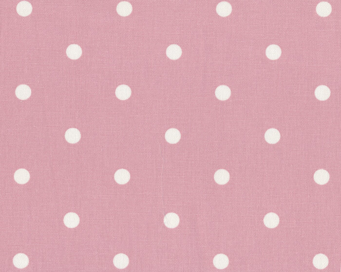 Englischer Dekostoff DOTTY, Punkte, rosa, Clarke & Clarke
