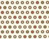 Patchworkserie DOMESTIC DIVA mit kleinen gefüllten Kreisen, cremé-braun