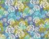 Patchworkstoff MEMORY LANE, Herzblüten, limette-taubenblau