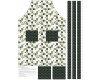 90-cm-Abschnitt Patchworkstoff OOH LA LA FRESH AND FRENCH, Küchenschürze, beige-schwarz-weiß