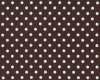 Baumwollstoff DOTTO, größere regelmäßige Punkte, braun