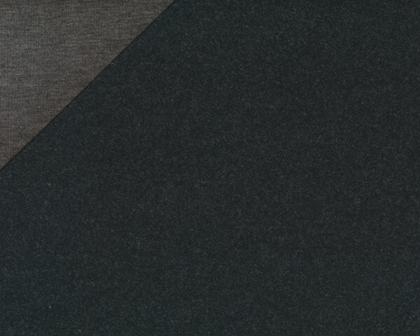 Traumhafter Doubleface Kleider-Wollfilz INTERCOOL, anthrazit meliert-grau meliert