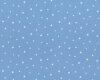 Baumwolljersey mit Elasthan LILLY STAR, Sternchen, hellblau-weiß