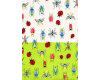 Patchworkstoff TROPICAL TYPES, Insekten, gebrochenes weiß-hellgrün