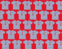 Baumwolljersey JOSY ANCHOR, Anker-Shirts, rot-weiß