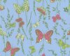 Westfalenstoff WALES, Schmetterlinge, hellblau-kräftiges rosa