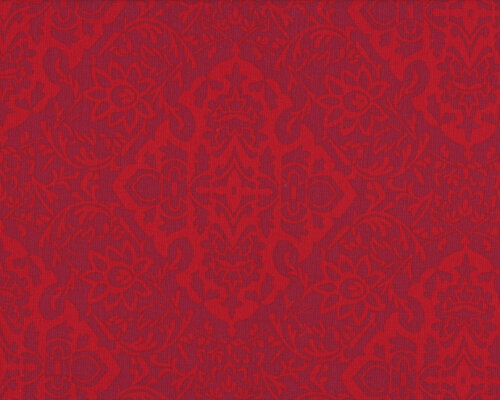 Patchworkserie "Christmas Ornaments" mit Rauten-Ornamenten, rot-weinrot