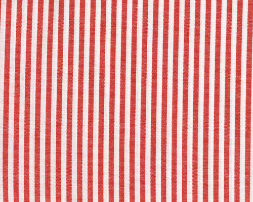 Baumwollstoff CANSTRIPE, Vichystreifen, rot