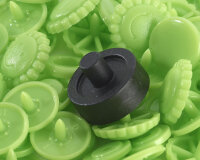 Druckknöpfe Color Snaps BLUMEN, Prym Love grün