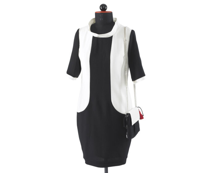 Zwischenmass Schnittmuster KLEID MIT KLEINEM KRAGEN, 168 M (Mittlerer Umfang)