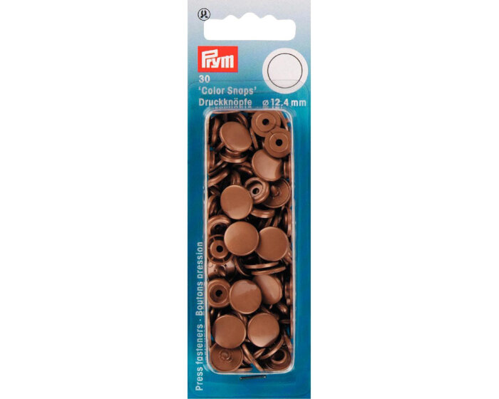 Kunststoff-Druckknöpfe COLOR SNAPS, 43 Farben, Prym gold