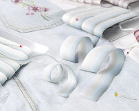 Ripsband RIBBY, Streifenverlauf, 2 Breiten, 3 Farben 15 mm hellrosa