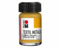 Stoffmalfarbe TEXTIL METALLIC, Marabu 15 ml metallic-gold