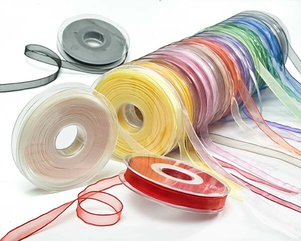 Organzaband ORGANDY, 26 Farben himmelblau 10 mm