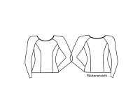 Zwischenmass Schnittmuster RAGLANSHIRT, 168 K (Kleiner Umfang)