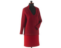 Zwischenmass Schnittmuster PULLOVER MIT TIEFEM AUSSCHNITT, 168 K (Kleiner Umfang)