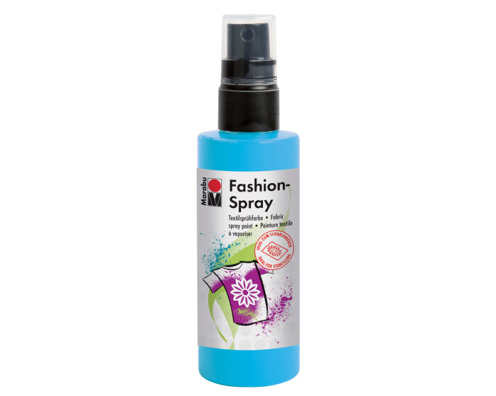Textilfarbe zum Sprühen FASHION SPRAY, Marabu himmelblau