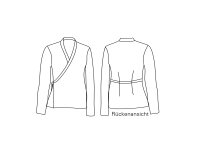 Zwischenmass Schnittmuster WICKELBLUSE, 168 M (Mittlerer Umfang)