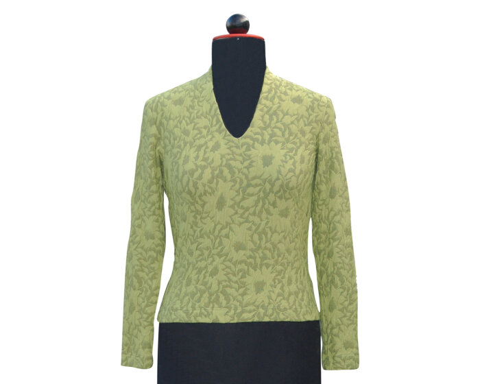 Zwischenmass Schnittmuster SHIRT MIT V-AUSSCHNITT, 168 M (Mittlerer Umfang)
