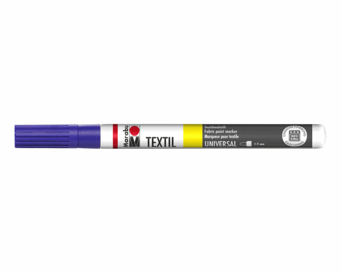 Textil Painter für helle Stoffe, Marabu violett 1-2 mm
