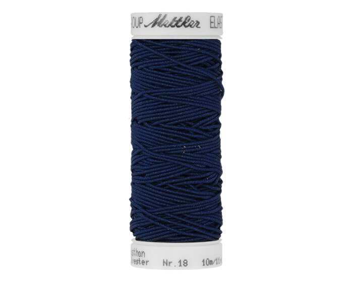 Elastischer Nähfaden ELASTIC, 10 m, Mettler blau