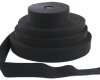 Gurtband aus Polyester HERKULES, schwarz 25 mm