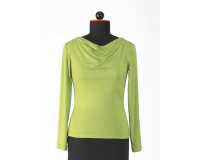 Zwischenmass Schnittmuster SHIRT MIT WASSERFALLKRAGEN,...
